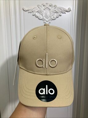 ALO Yoga | Accessories | Alo Yoga Black Cap With Silver Logo